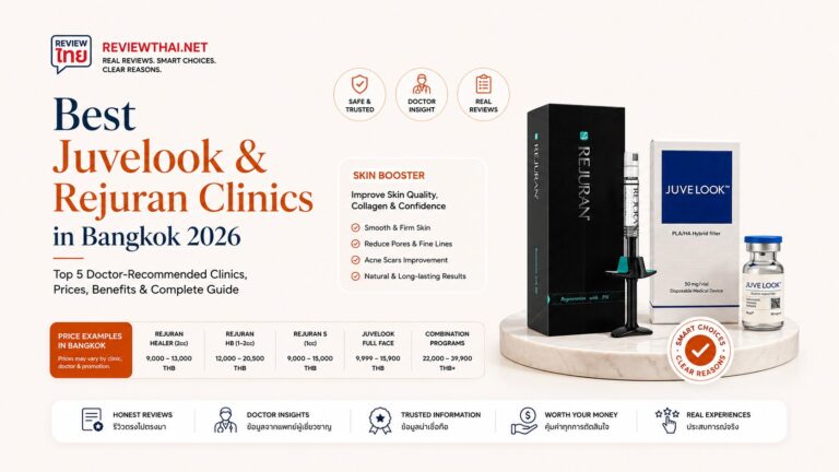 Best Juvelook and Rejuran Clinics in Bangkok 2026 reviewed by ReviewThai