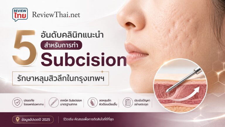 Subcision ตัดผังผืดหลุมสิวคืออะไร ที่ไหนดี 2025