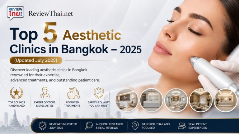 Top 5 Aesthetic Clinics in Bangkok – 2025